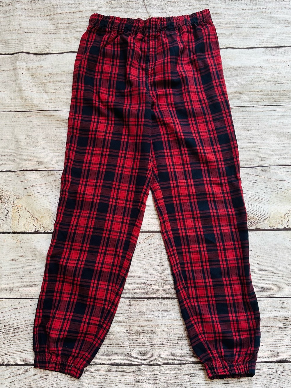 Gap Kids Red Navy Lightweight Pajama Pants Boy’s Sz 14